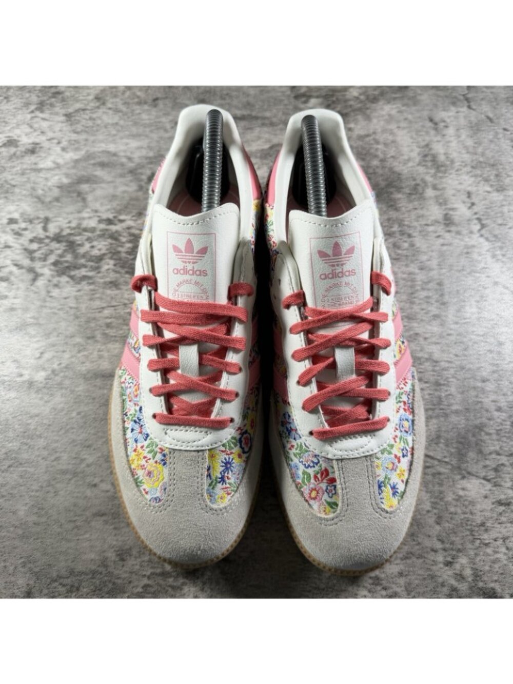 Adidas Samba X Liberty London Clear Pink Multiple Women Size 6 - Picture 7 of 10